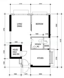 Blk 102B Eastcreek @ Canberra (Sembawang), HDB 2 Rooms #563941911